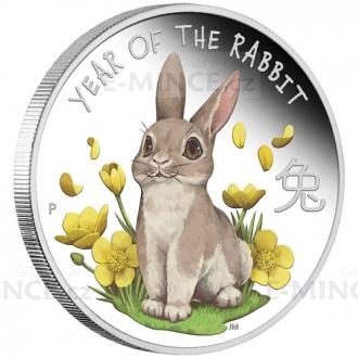 2023 - Tuvalu 0,50 $ Newborn Baby Rabbit 1/2oz Silver Proof Coin
Click to view the picture detail.