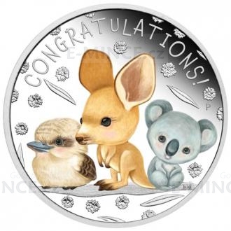 2023 - Australia 0,50 $ Newborn Baby 1/2oz Silver Proof Coin
Click to view the picture detail.