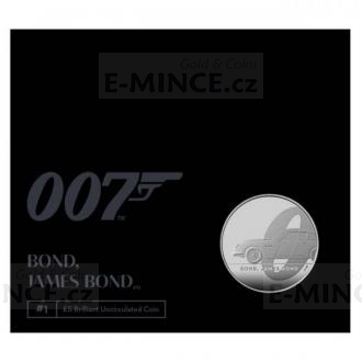 2020 - Velk Britnie 5 GBP Bond, James Bond 007 - b.k.
Kliknutm zobrazte detail obrzku.
