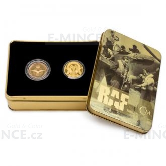 Set of two gold coins 100th anniversary of RAF
Click to view the picture detail.