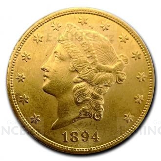 1894 - USA 20 $ Double Eagle Liberty Head
Kliknutm zobrazte detail obrzku.