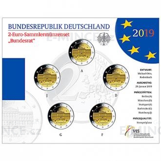 2019 - Germany 5 x 2  Special Set Bundesrat - BU
Click to view the picture detail.