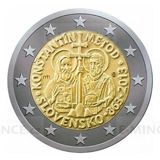 2013 - 2  Slovakia - Saint Cyrillus and Methodius - Unc
Click to view the picture detail.