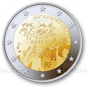 2011 - 2  France - 30th anniversary of the Day of Music - proof
Click to view the picture detail.
