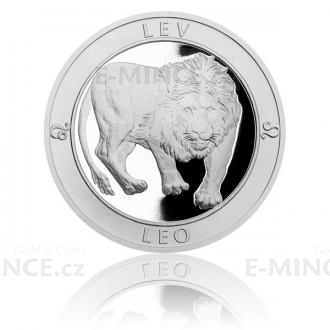 Silver Medal Sign of Zodiac - Leo - Proof
Click to view the picture detail.