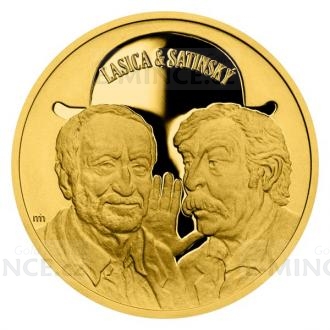 Gold Half-ounce Medal L&S Milan Lasica and Jlius Satinsk - Proof
Klicken Sie zur Detailabbildung.