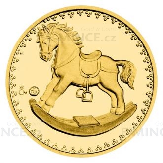 Gold ducat to the birth of a child 2023 "Horse" - proof
Click to view the picture detail.