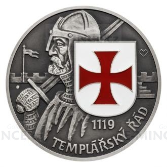 Silver Medal Knightly Orders - The Knights Templar - Antique Finish
Click to view the picture detail.