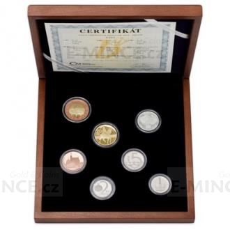2019 - Czech Coin Set (Wood) - Proof, No. 75
Click to view the picture detail.