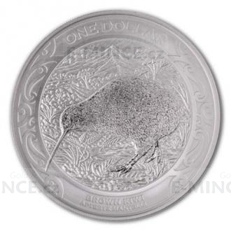 2019 - Neuseeland 1 $ Braunkiwi Silbermuenze - PL
Klicken Sie zur Detailabbildung.