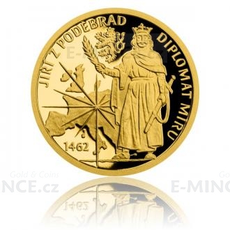 Gold coin Period of George of Podbrady - Diplomat of Peace - proof
Klicken Sie zur Detailabbildung.