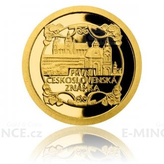 Gold coin First Stamp of Czechoslovakia - proof
Klicken Sie zur Detailabbildung.