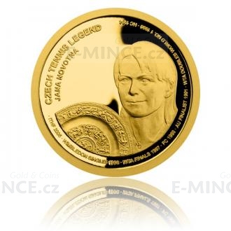 Gold Quarter-Ounce Coin Czech Tennis Legends - Jana Novotn - Proof
Click to view the picture detail.
