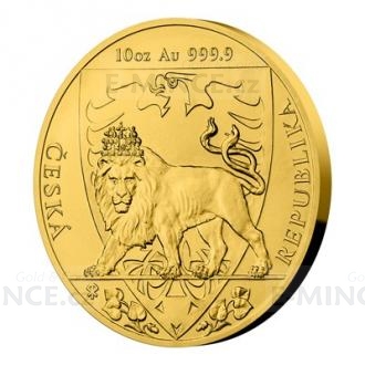 2020 - Niue 500 NZD Gold 10 oz Bullion Coin Czech Lion - Standart
Click to view the picture detail.