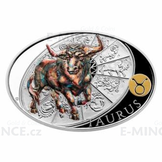 2021 - NZD 1 Niue Stbrn mince Znamen zvrokruhu - Bk / Taurus  - proof
Kliknutm zobrazte detail obrzku.
