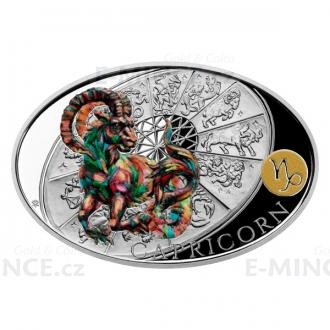 2021 - Niue 1 NZD Silver Coin Sign of Zodiac - Capricorn - Proof
Click to view the picture detail.