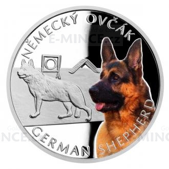 2021 - Niue 1 NZD Silver Coin Dog Breeds - German Shepherd / Deutscher Schaeferhund - Proof
Klicken Sie zur Detailabbildung.