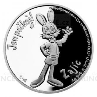 2021 - Niue 1 NZD Stbrn mince Jen pokej! - Zajc - proof
Kliknutm zobrazte detail obrzku.