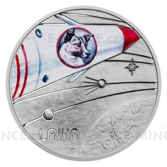 2022 - Niue 1 NZD Silver coin The Milky Way - The first animal in orbit - proof
Klicken Sie zur Detailabbildung.