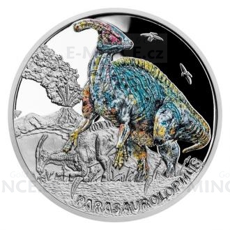 2023 - Niue 1 NZD Silver Coin Prehistoric World - Parasaurolophus - Proof
Click to view the picture detail.