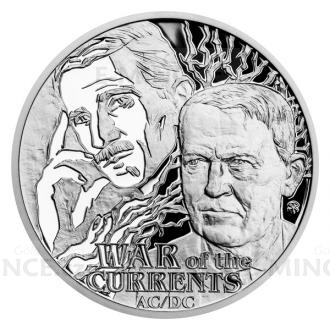 2023 - Niue 1 NZD Silver Coin Nikola Tesla - War of the Currents - Proof
Click to view the picture detail.