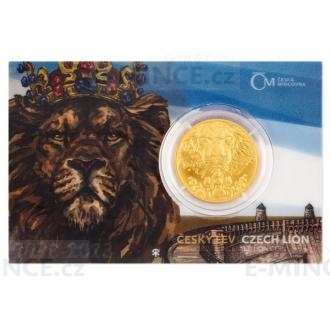 2023 - Niue 50 Niue Gold 1 oz Bullion Coin Czech Lion - Numbered standard, No 11
Click to view the picture detail.
