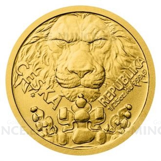2023 - Niue 5 NZD Gold 1/25 Oz Bullion Coin Czech Lion - Standard
Klicken Sie zur Detailabbildung.