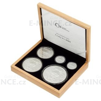 Set of Silver Bullion Coins Czech Lion 2023 Stand - 1, 2, 5, 10 oz, 1 kg
Klicken Sie zur Detailabbildung.