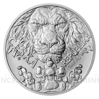 2023 - Niue 2 NZD Silver 1 oz Bullion Coin Czech Lion - UNC.
Click to view the picture detail.