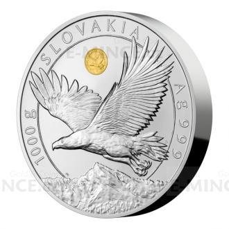 2023 - Niue 80 NZD Silver One-Kilo Bullion Coin Eagle with a Gold Inlay - UNC
Click to view the picture detail.