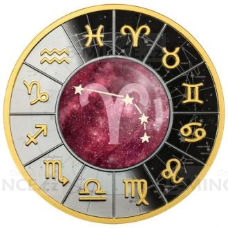 2023 - Cameroon 500 CFA Magnified Zodiac Signs Aries - Proof
Click to view the picture detail.