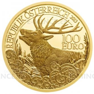 2013 - Austria 100  - Red Deer - Proof
Click to view the picture detail.
