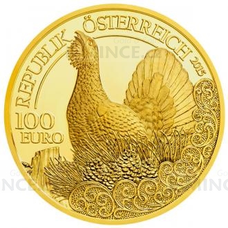 2015 - Austria 100  The Capercaillie / Auerhahn - Proof
Click to view the picture detail.