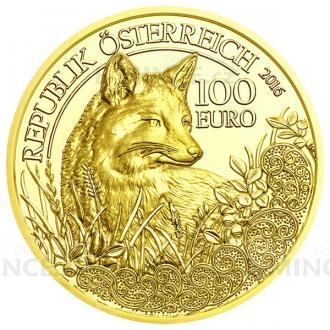 2016 - Austria 100  The Fox / Der Fuchs - Proof
Click to view the picture detail.