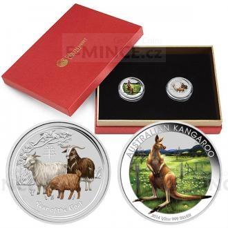 2014/15 Australien - Beijing International Coin Exposition 2014 1/2oz Silver Two-Coin Set 
Klicken Sie zur Detailabbildung.