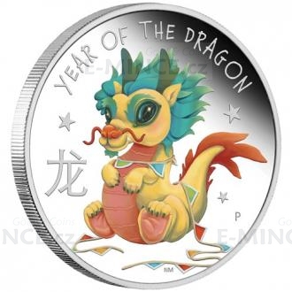 2024 - Tuvalu 0,50 $ Baby Dragon 1/2oz Silver Proof Coin
Click to view the picture detail.