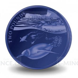 2016 - British Antarctic Territory 2 GBP The Emperor Penguin Blue Titanium Coin - BU
Click to view the picture detail.