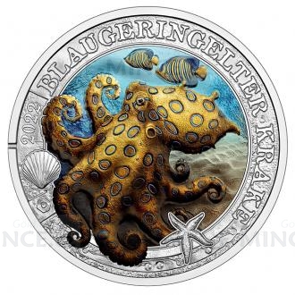 2022 - Austria 3 EUR Blaugeringelte Krake / Blue-Ringed Octopus - UNC
Click to view the picture detail.