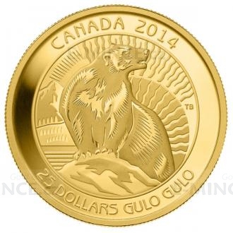 2014 - Canada 25 $ - Wolverine - Proof
Click to view the picture detail.