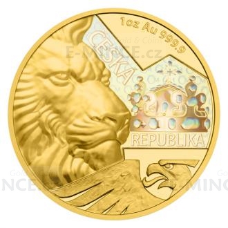 2023 - Niue 50 Niue Gold 1 oz Bullion Coin Czech Lion with Hologram - Proof
Click to view the picture detail.
