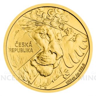 2024 - Niue 5 NZD Gold 1/10oz Bullion Coin Czech Lion - standard
Click to view the picture detail.