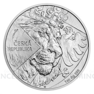 2024 - Niue 2 NZD Silver 1 oz Bullion Coin Czech Lion - UNC.
Click to view the picture detail.