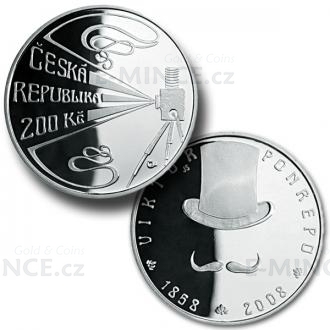 2008 - 200 CZK Viktor Ponrepo - Proof
Click to view the picture detail.