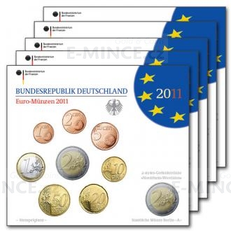 2011 - Germany 29,40  Coin Sets A,D,F,G,J - BU
Click to view the picture detail.