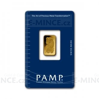 Fortuna Gold Bar 2.5 g - PAMP
Click to view the picture detail.