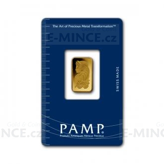 Fortuna Gold Bar 5 g - PAMP
Click to view the picture detail.