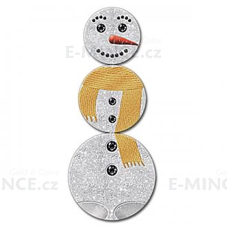 2015 - Kiribati 17 $ Snowman - Proof
Click to view the picture detail.