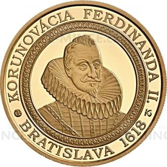 2018 - Slovakia 100  400th anniversary of the Coronation of Ferdinand II - Proof
Click to view the picture detail.