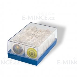 Plastic box for 100 coin holders, blue
Click to view the picture detail.