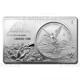2022 - Mexico 3 oz Silver Set 40th Anniversary of the Mexican Silver Libertad Coin - BU
Click to view the picture detail.